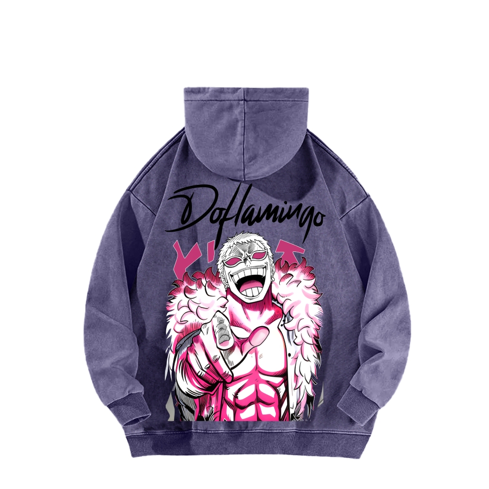 One Piece Unisex Washed Hoodie 2603014197