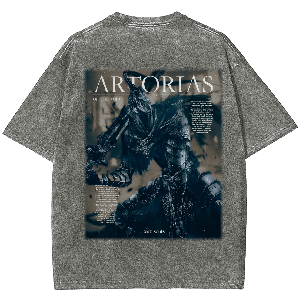 Dark Souls Unisex Fit Washed T-Shirt 2603015176
