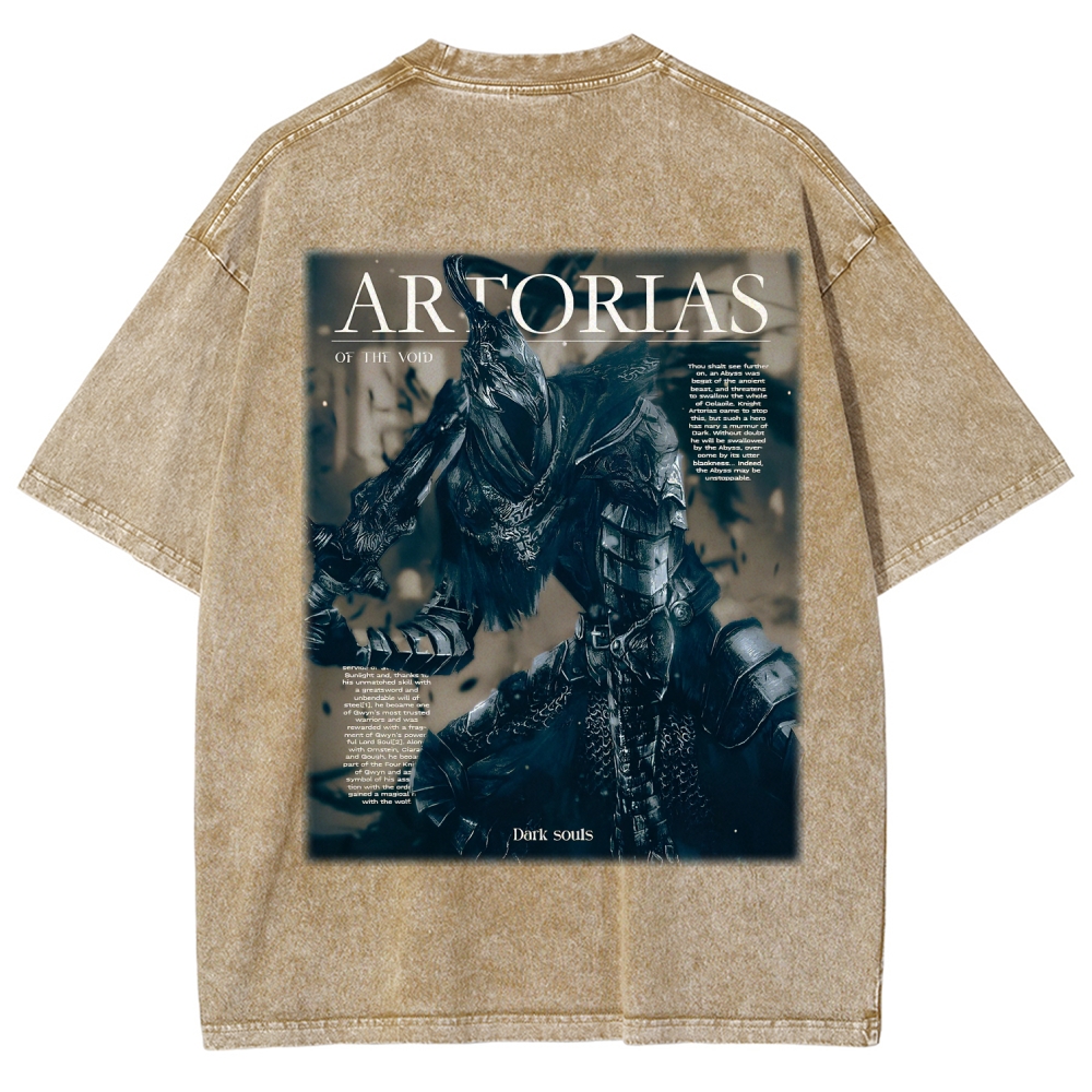 Dark Souls Unisex Fit Washed T-Shirt 2603015176