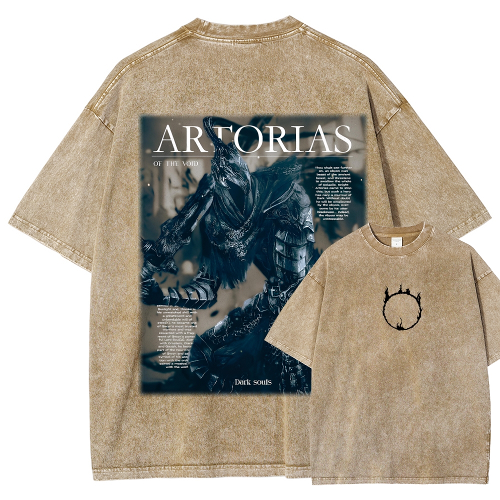 Dark Souls Unisex Fit Washed T-Shirt 2603015176