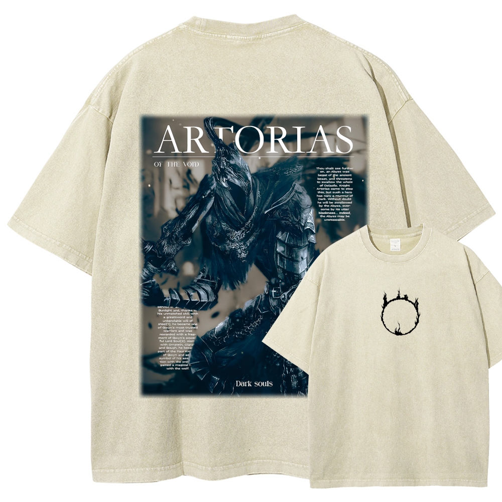 Dark Souls Unisex Fit Washed T-Shirt 2603015176