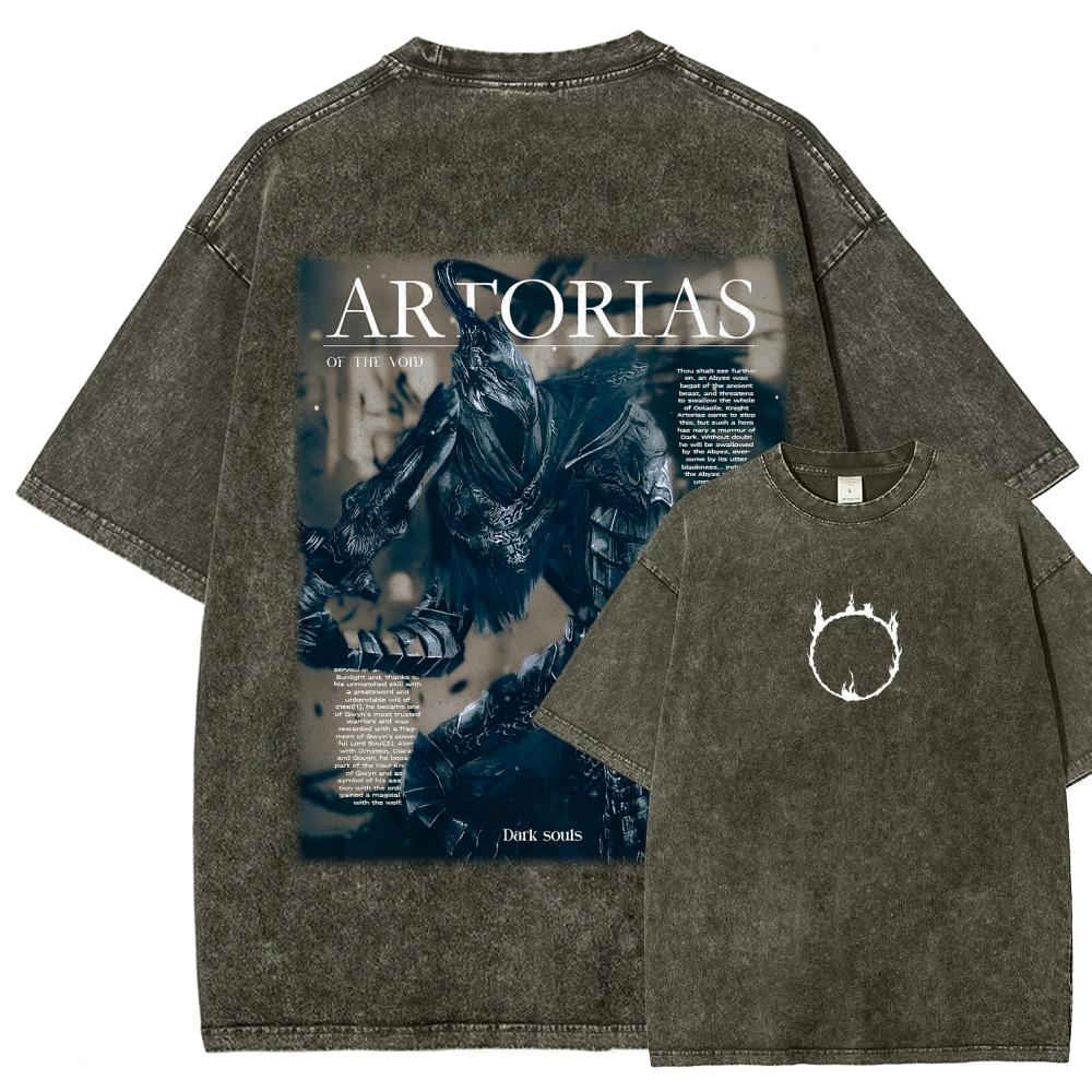 Dark Souls Unisex Fit Washed T-Shirt 2603015176