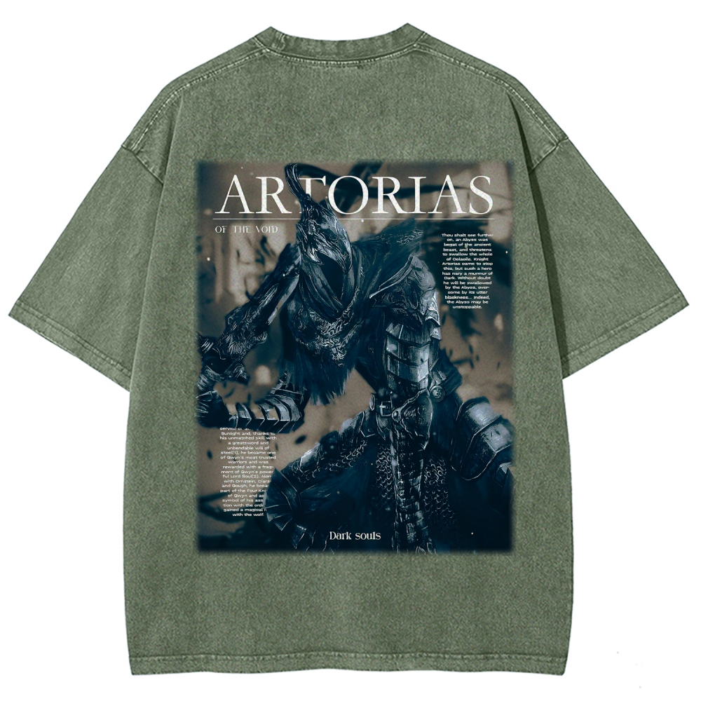 Dark Souls Unisex Fit Washed T-Shirt 2603015176