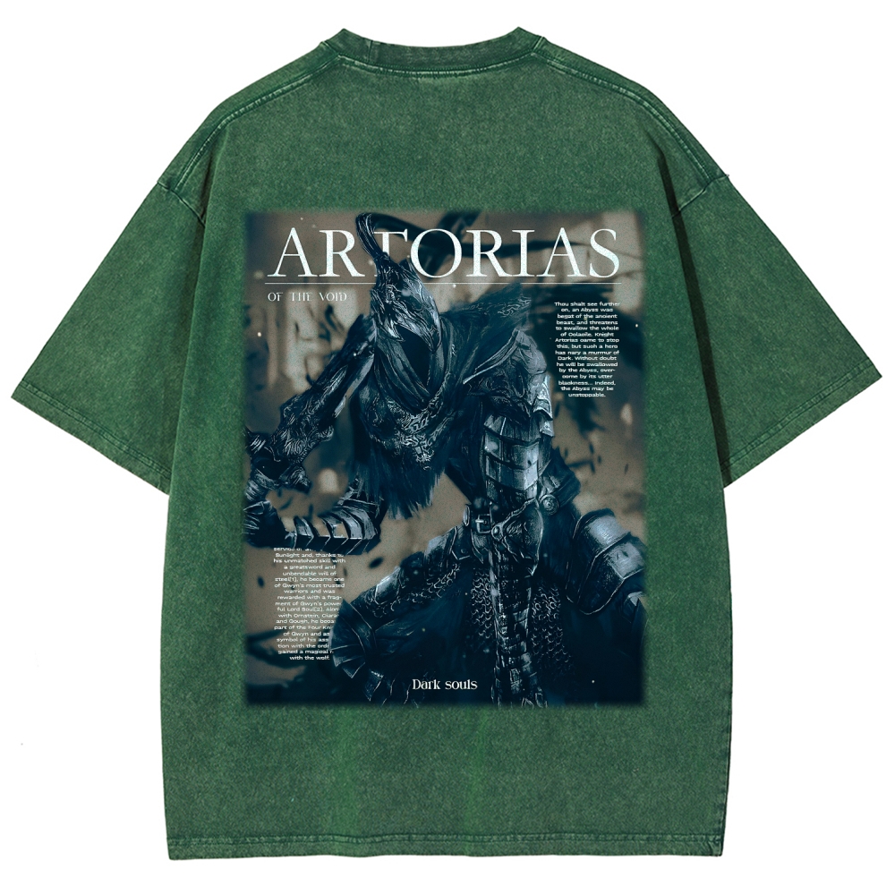 Dark Souls Unisex Fit Washed T-Shirt 2603015176