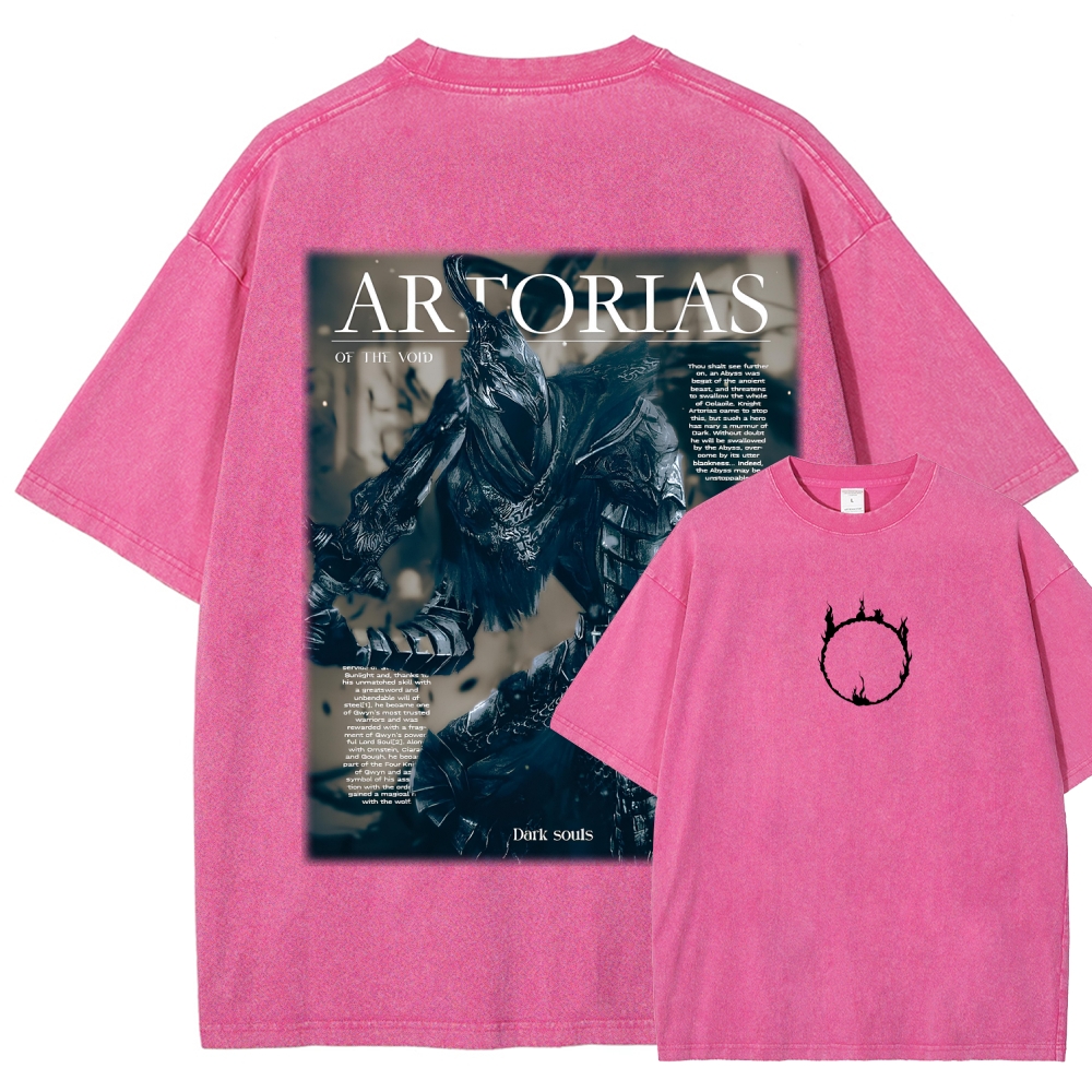 Dark Souls Unisex Fit Washed T-Shirt 2603015176