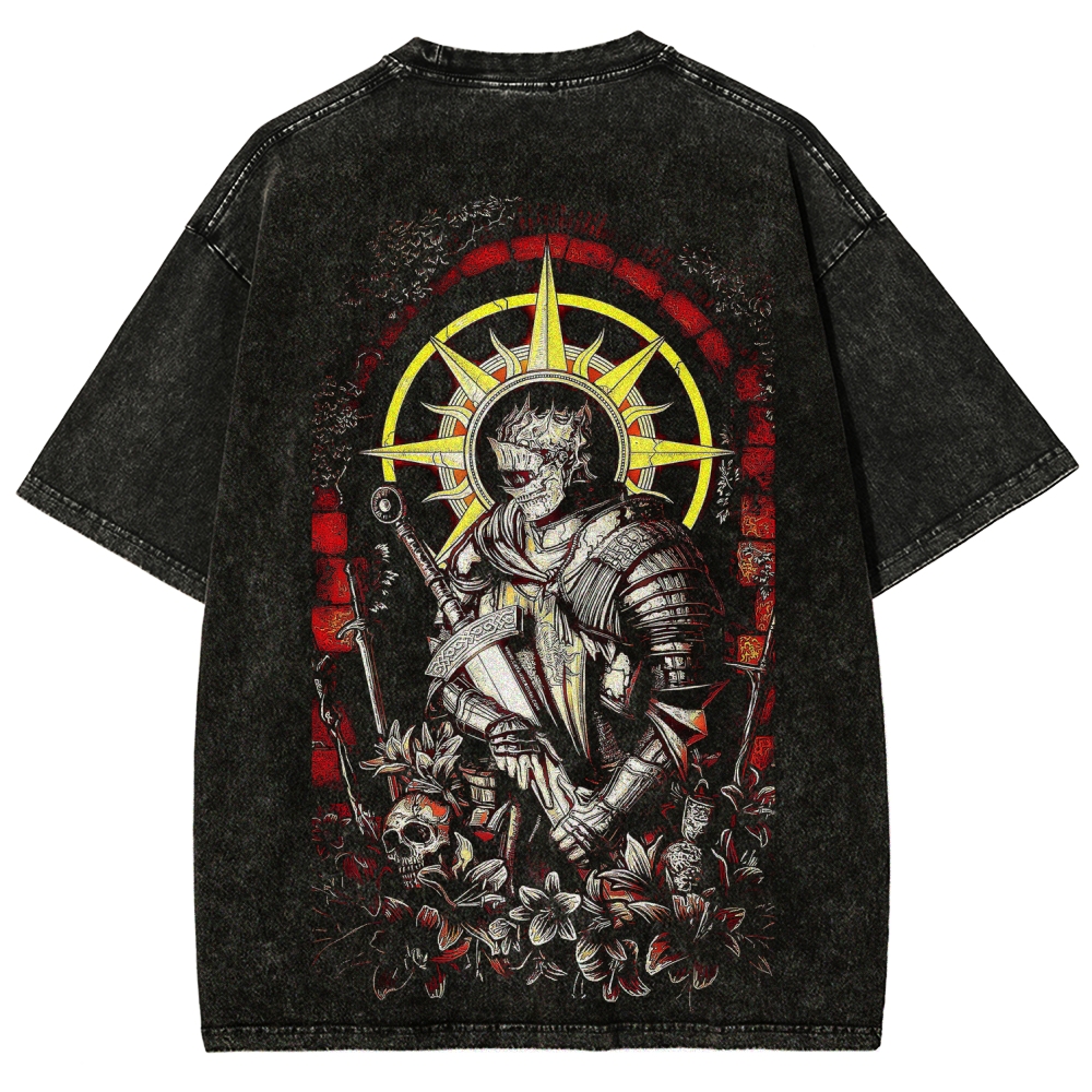 Dark Souls Unisex Fit Washed T-Shirt 2603015182