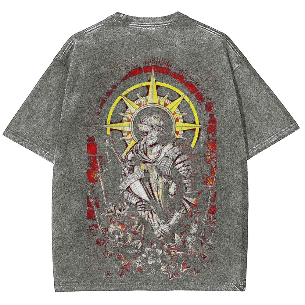 Dark Souls Unisex Fit Washed T-Shirt 2603015182