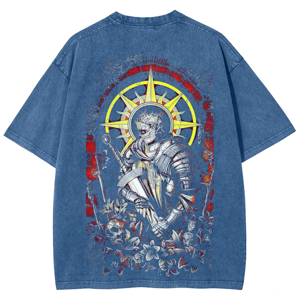 Dark Souls Unisex Fit Washed T-Shirt 2603015182