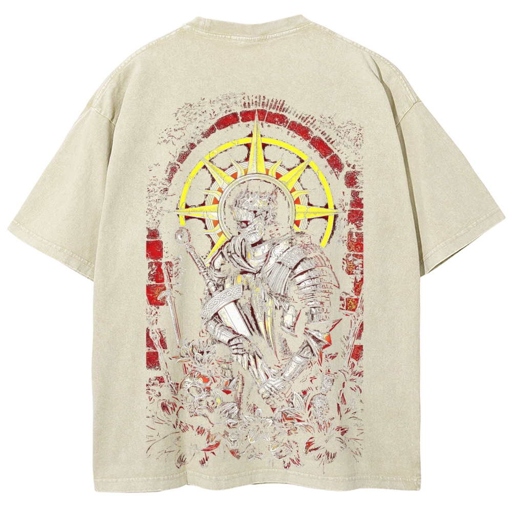 Dark Souls Unisex Fit Washed T-Shirt 2603015182