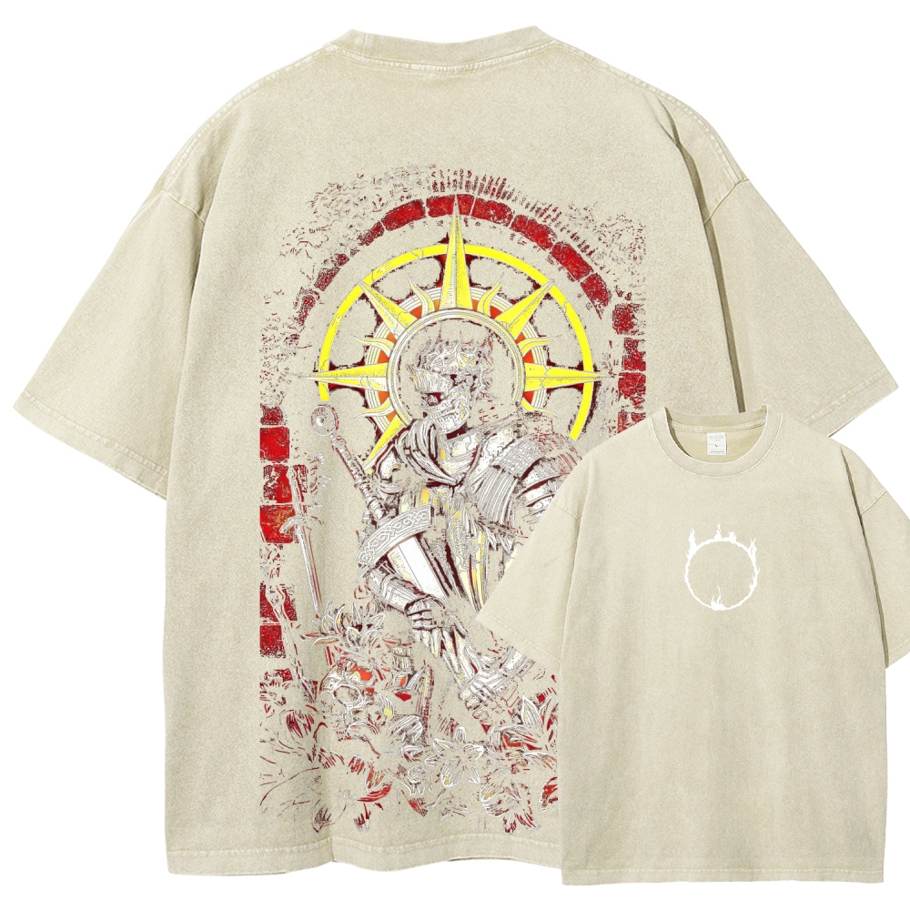 Dark Souls Unisex Fit Washed T-Shirt 2603015182