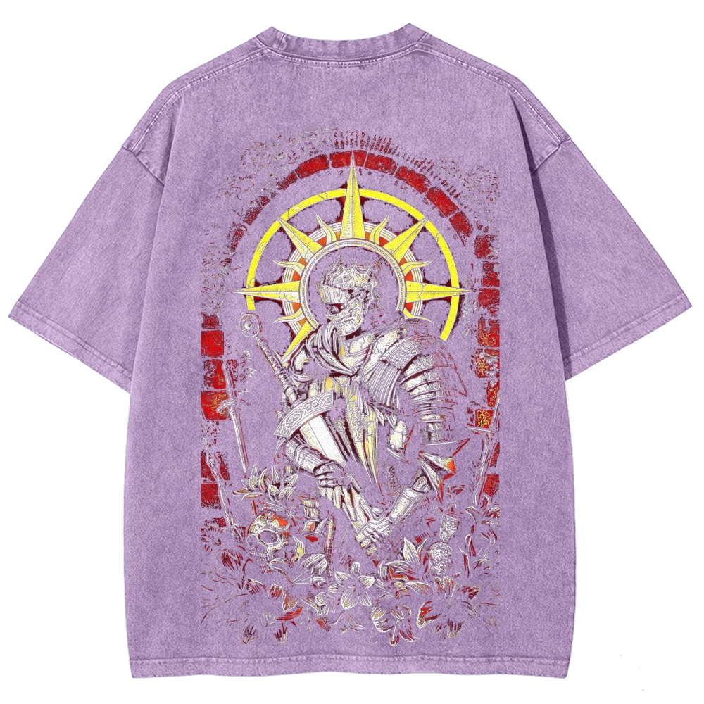 Dark Souls Unisex Fit Washed T-Shirt 2603015182