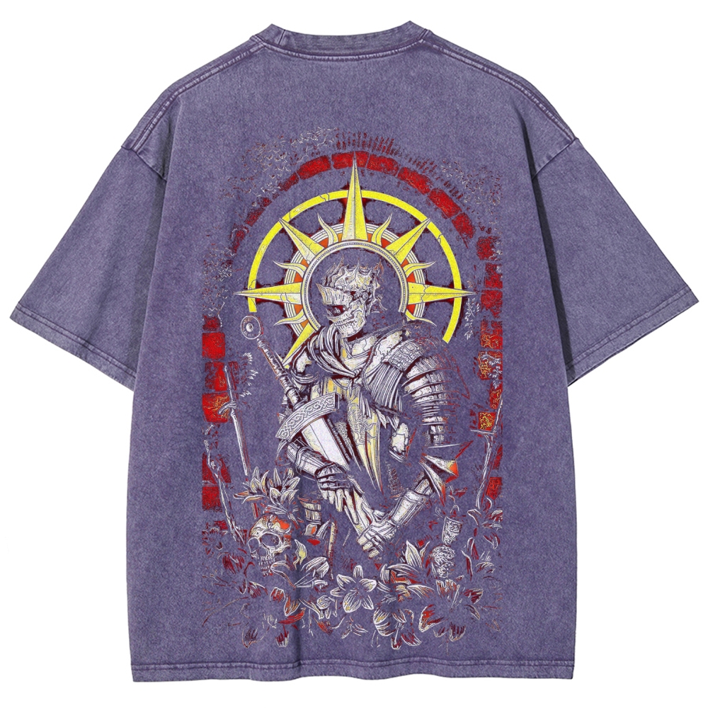 Dark Souls Unisex Fit Washed T-Shirt 2603015182