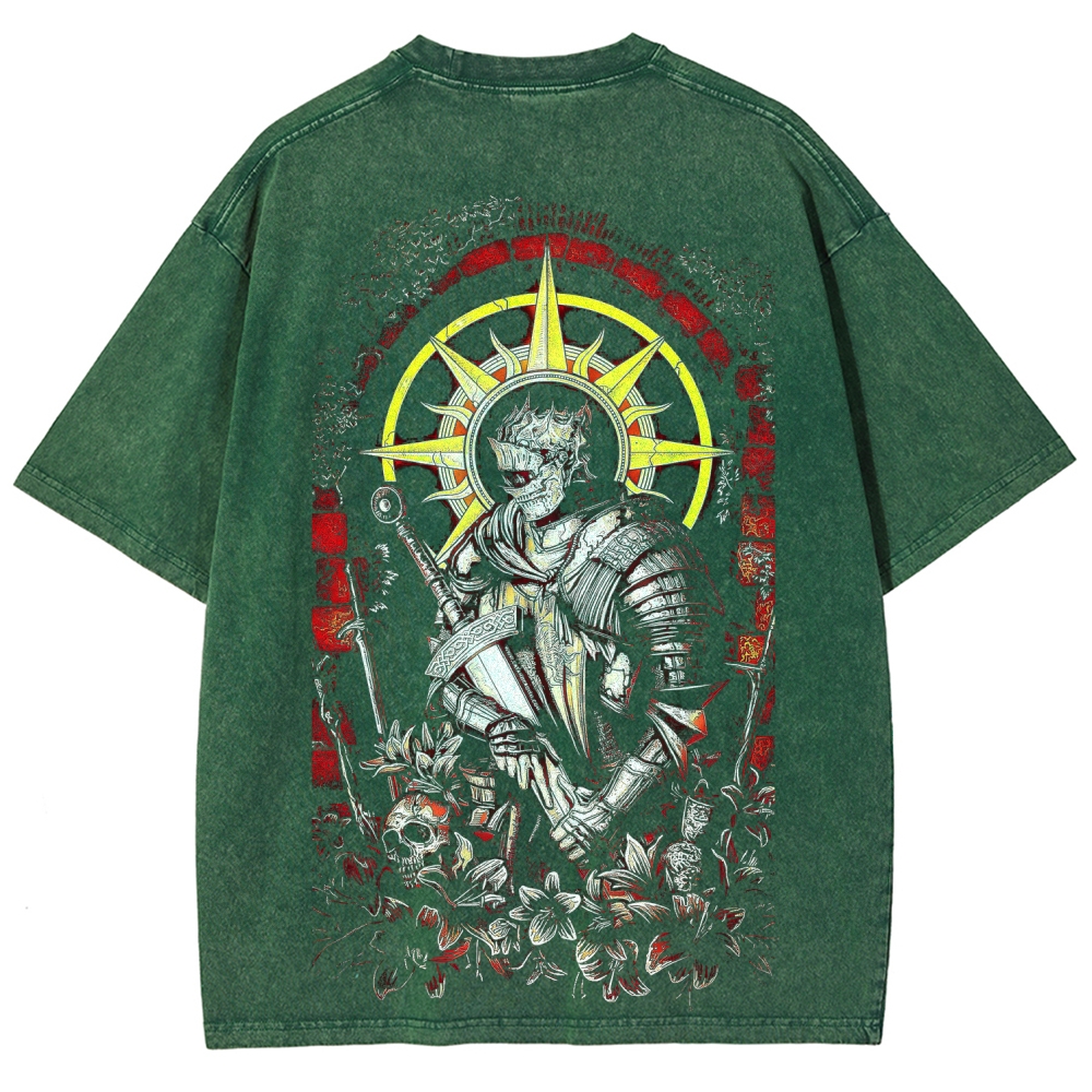 Dark Souls Unisex Fit Washed T-Shirt 2603015182