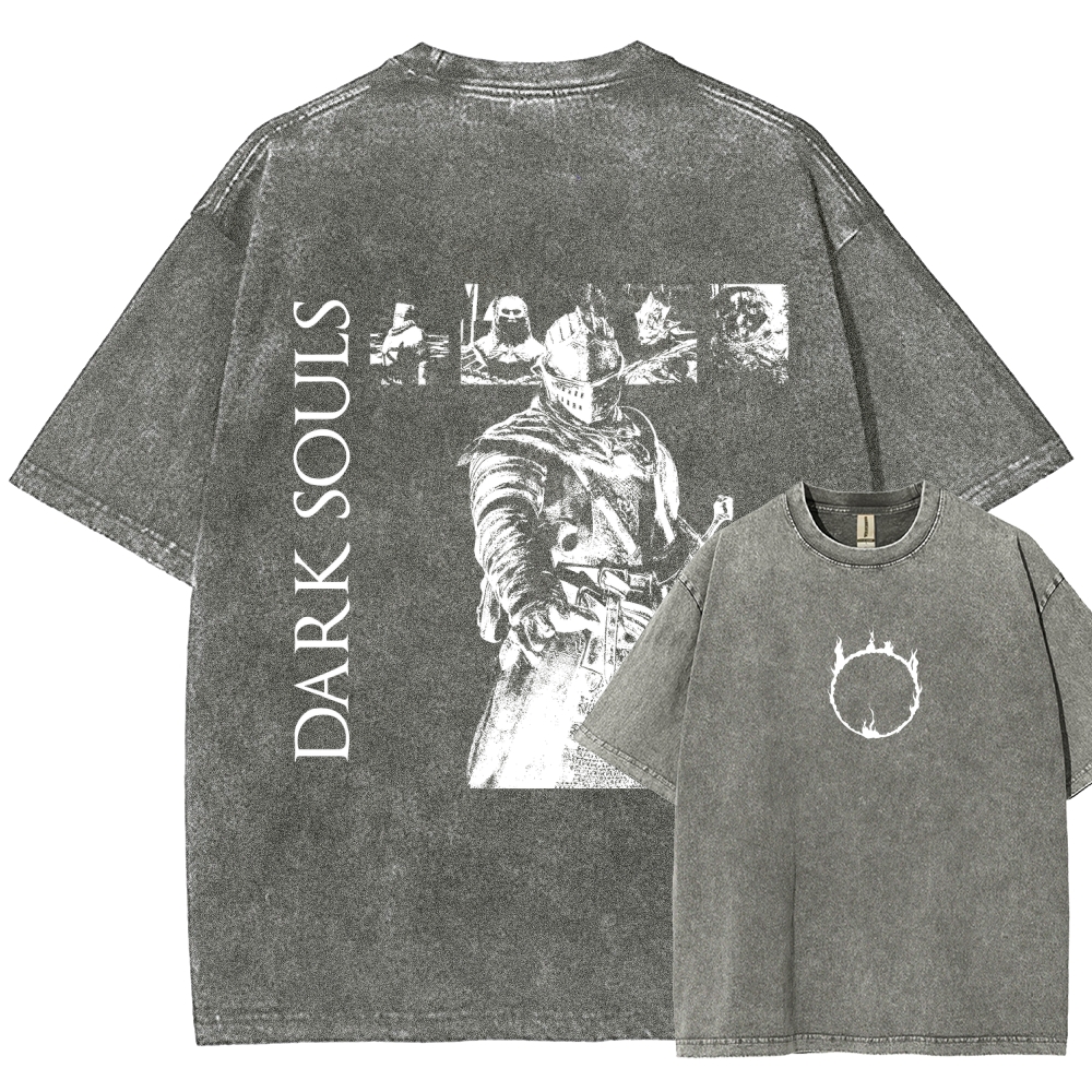 Dark Souls Unisex Fit Washed T-Shirt 2603015190