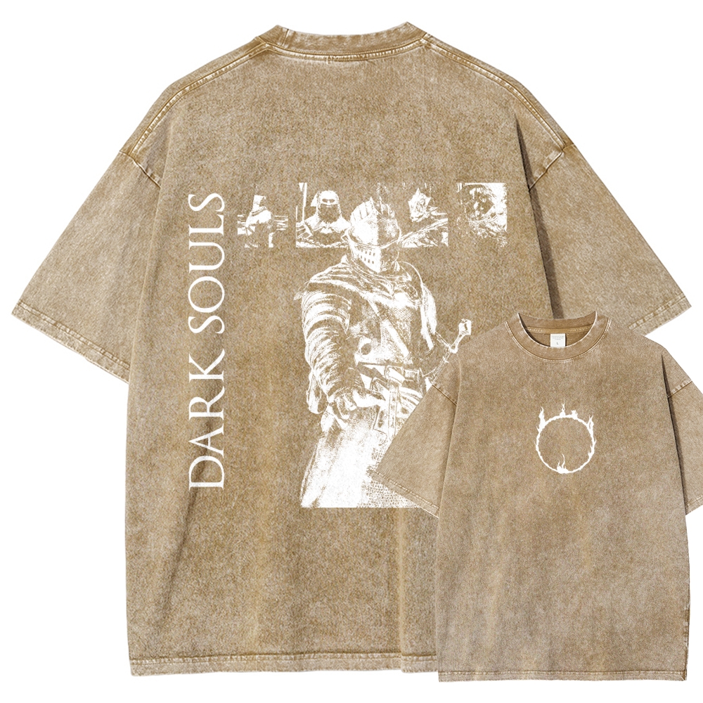 Dark Souls Unisex Fit Washed T-Shirt 2603015190