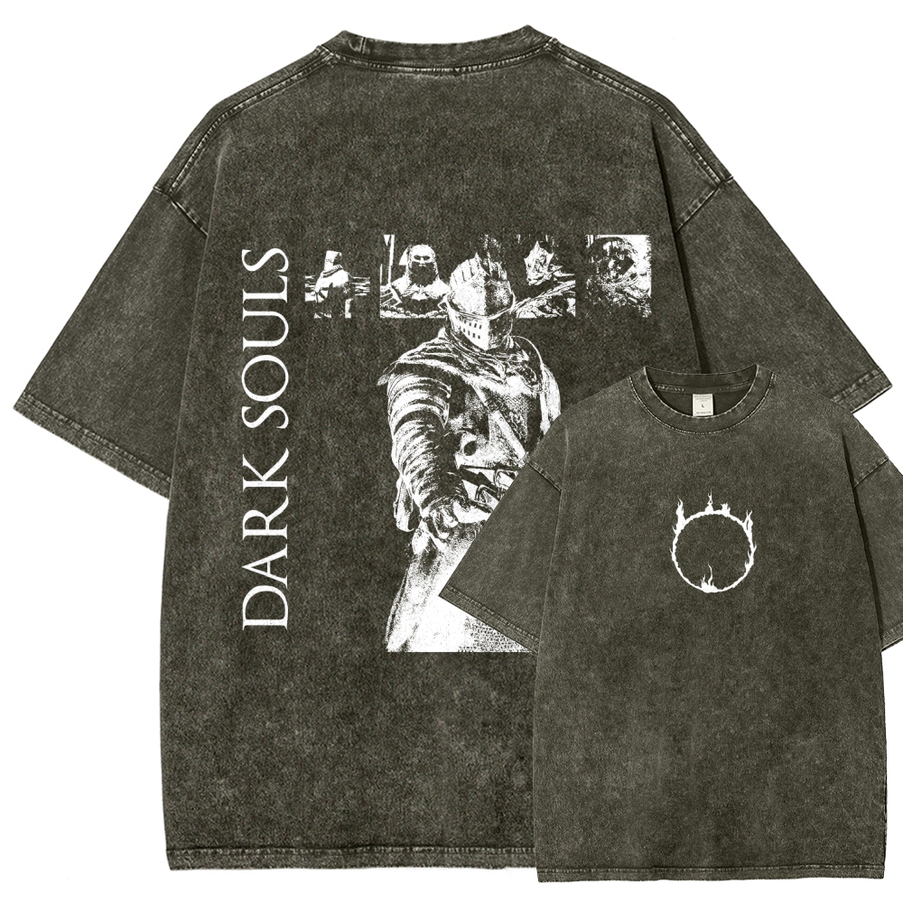 Dark Souls Unisex Fit Washed T-Shirt 2603015190