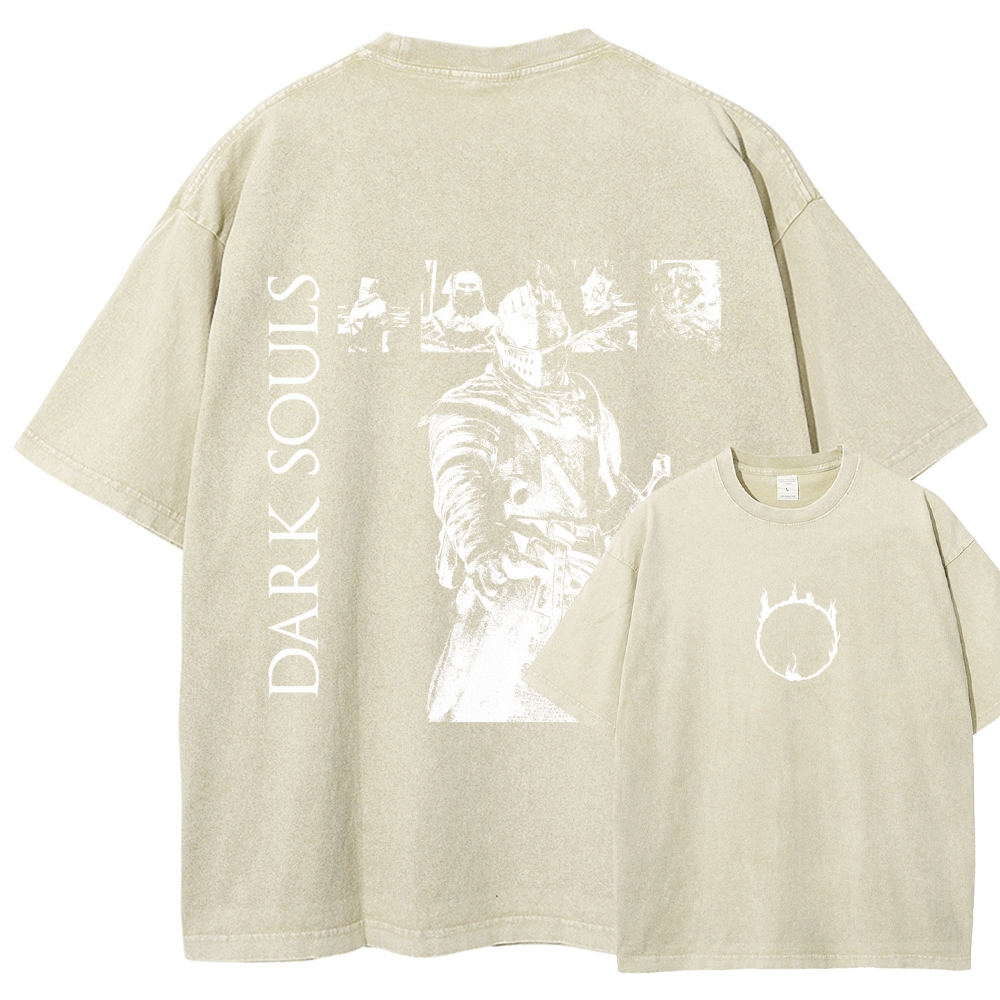 Dark Souls Unisex Fit Washed T-Shirt 2603015190