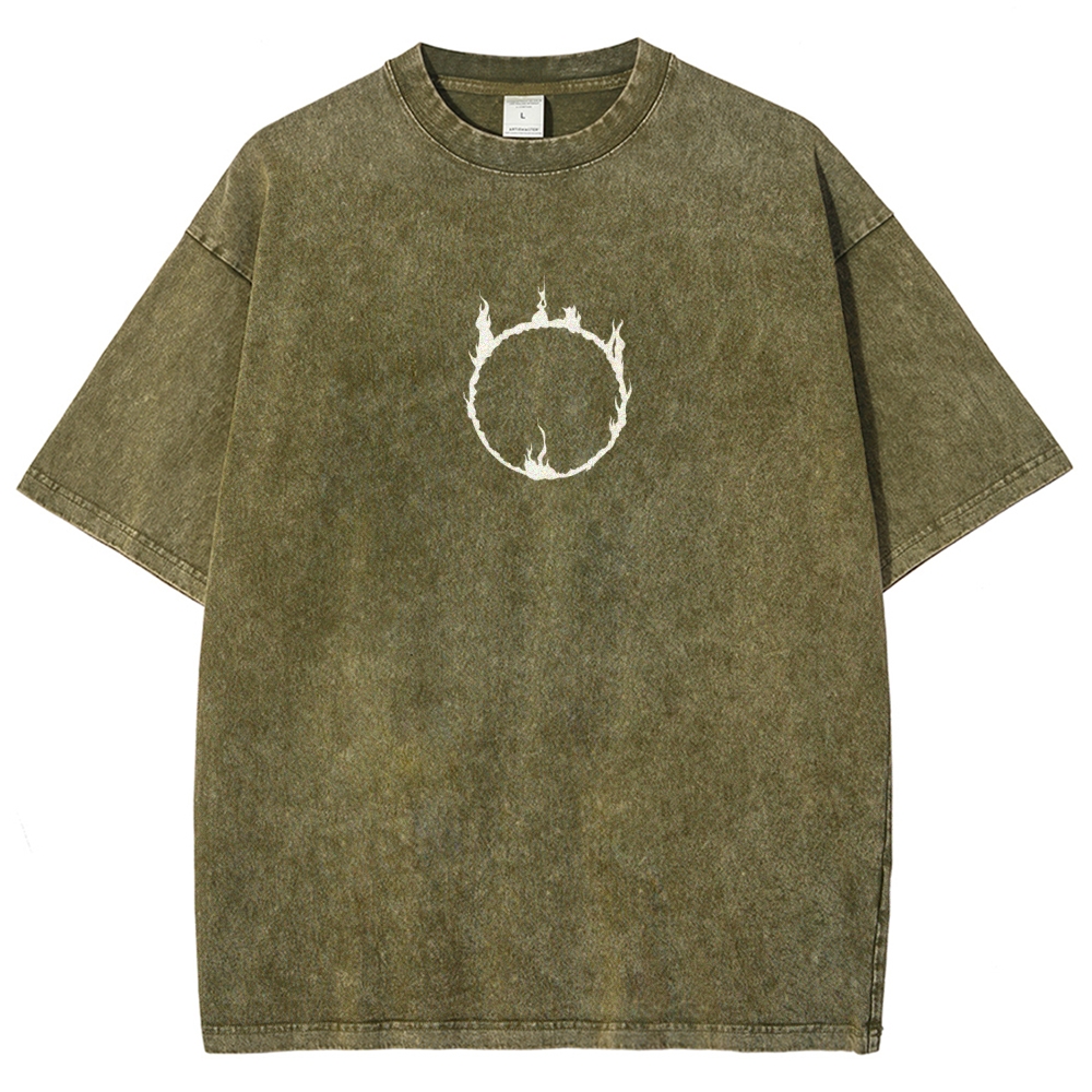 Dark Souls Unisex Fit Washed T-Shirt 2603015190