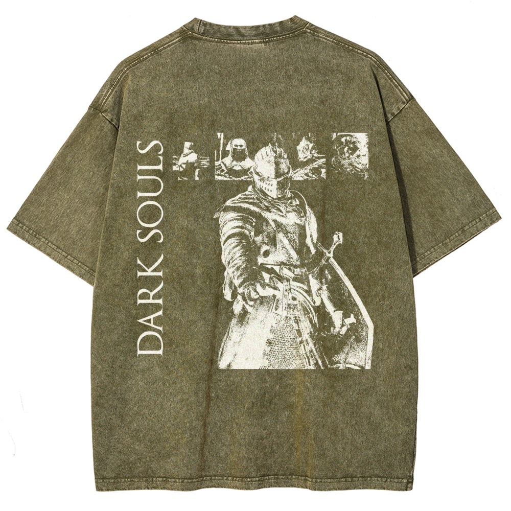 Dark Souls Unisex Fit Washed T-Shirt 2603015190