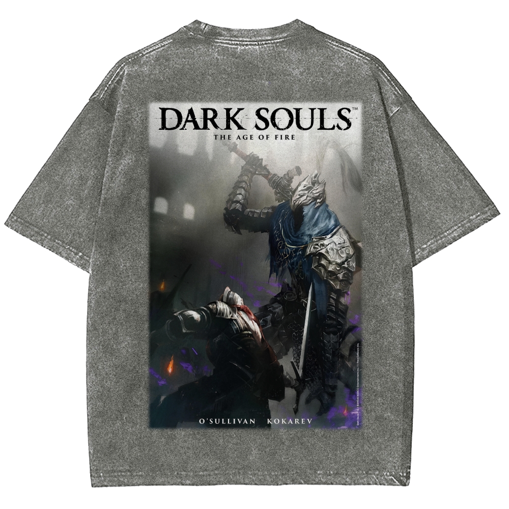 Dark Souls  Unisex Fit Washed T-Shirt 2603015439