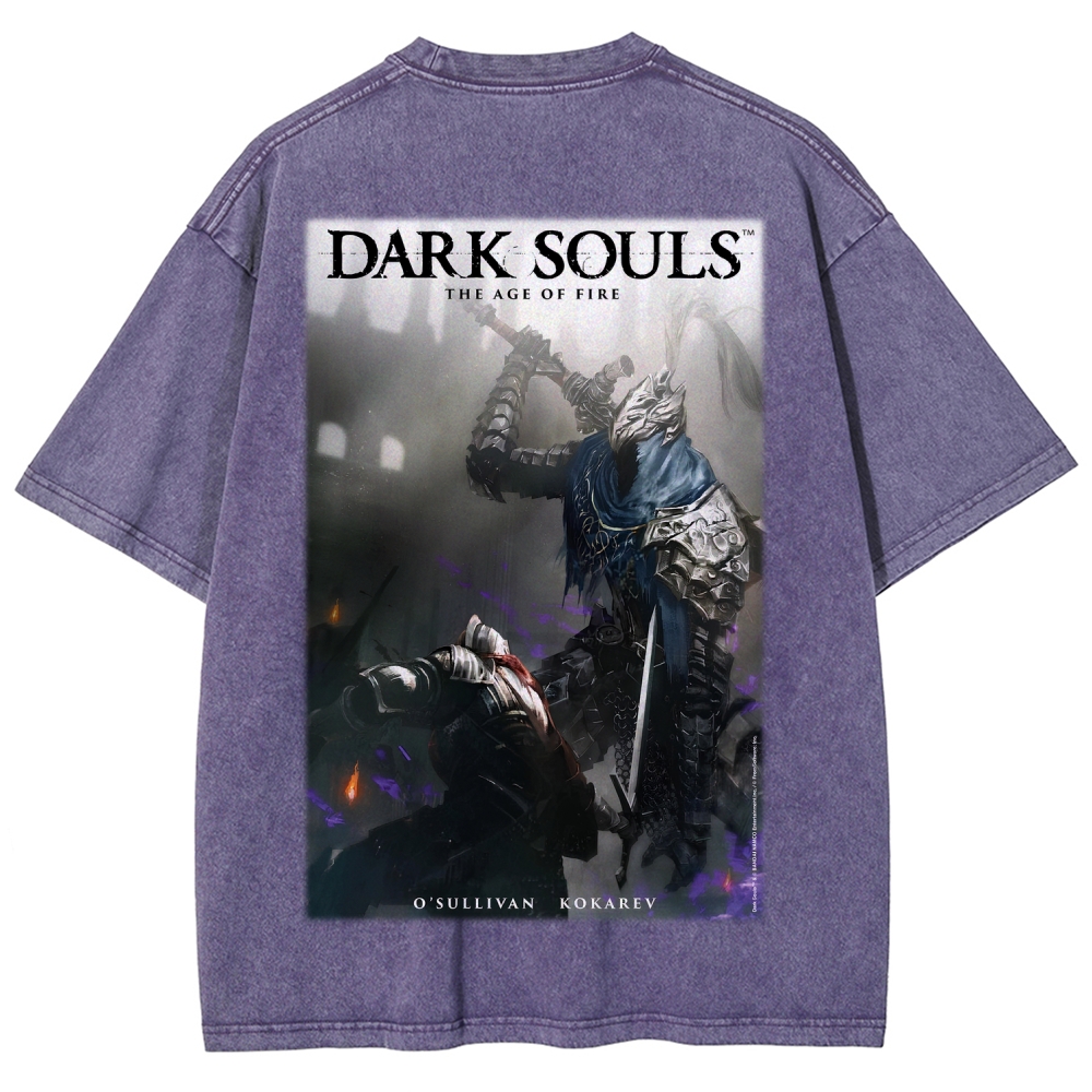 Dark Souls  Unisex Fit Washed T-Shirt 2603015439