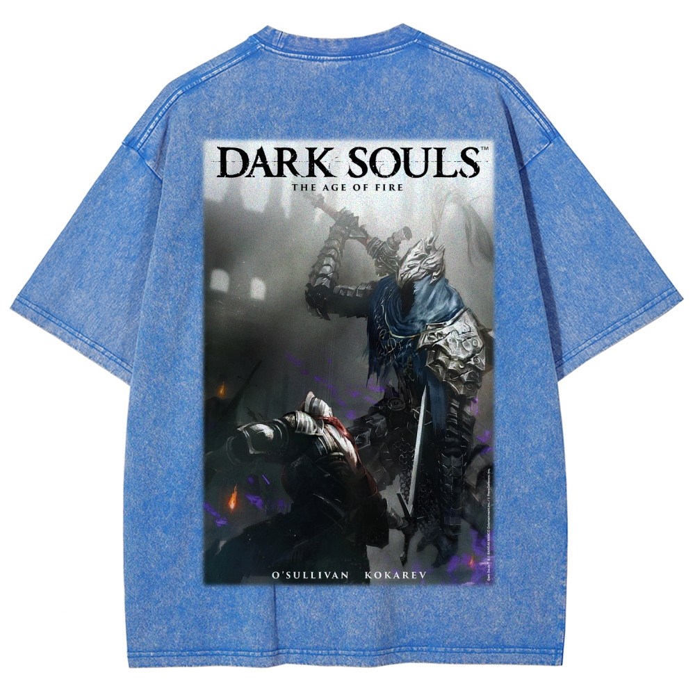 Dark Souls  Unisex Fit Washed T-Shirt 2603015439