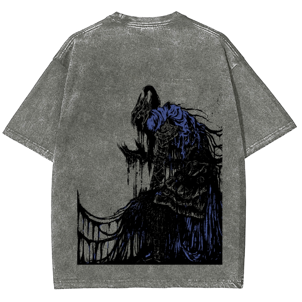 Dark Souls  Unisex Fit Washed T-Shirt 2603015502