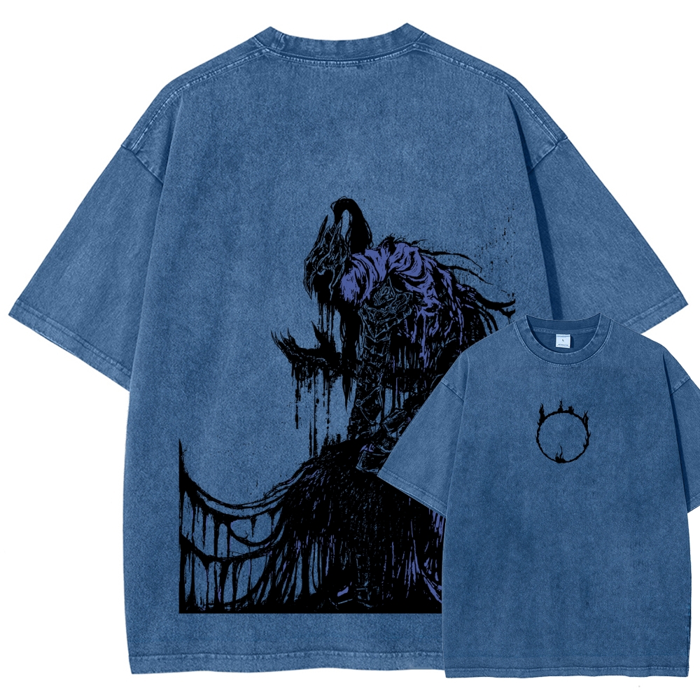 Dark Souls  Unisex Fit Washed T-Shirt 2603015502