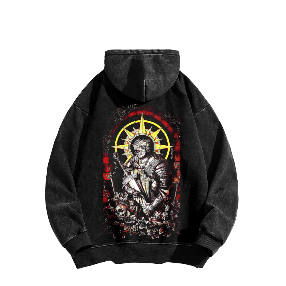 Dark Souls Unisex Washed Hoodie 2603015512