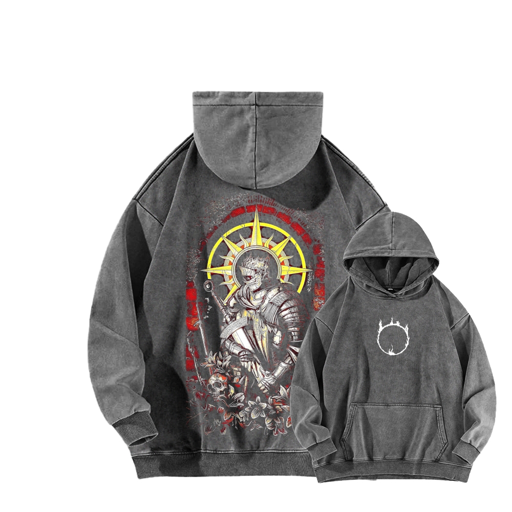 Dark Souls Unisex Washed Hoodie 2603015512