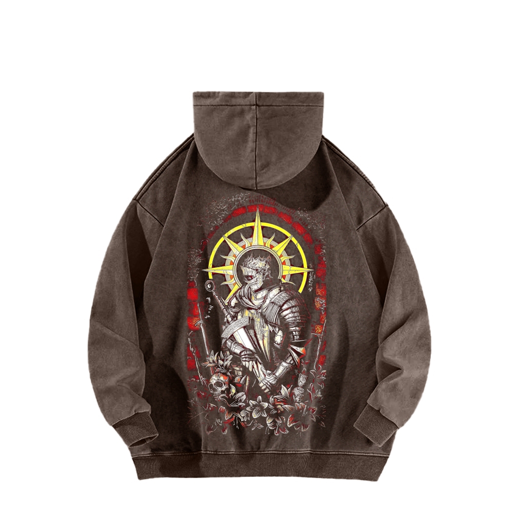 Dark Souls Unisex Washed Hoodie 2603015512