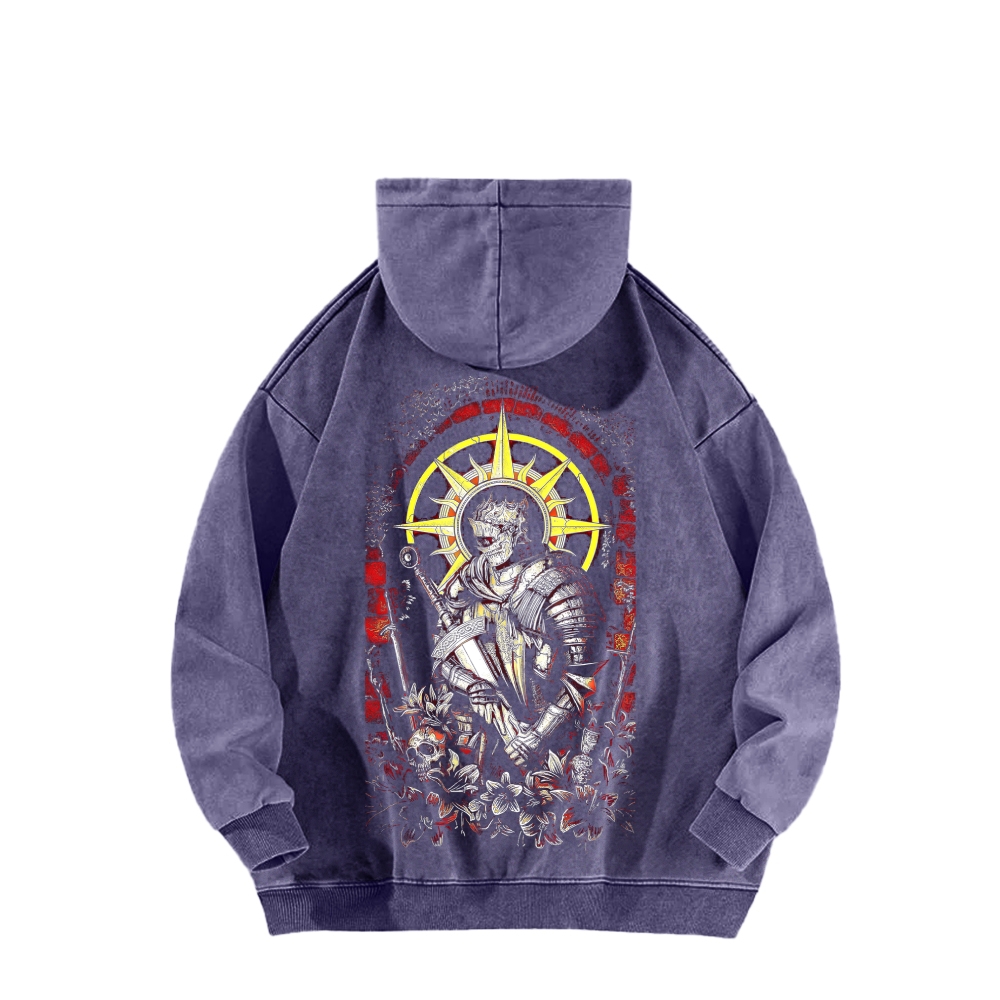 Dark Souls Unisex Washed Hoodie 2603015512