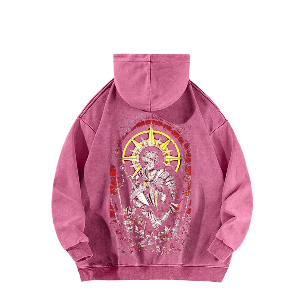 Dark Souls Unisex Washed Hoodie 2603015512