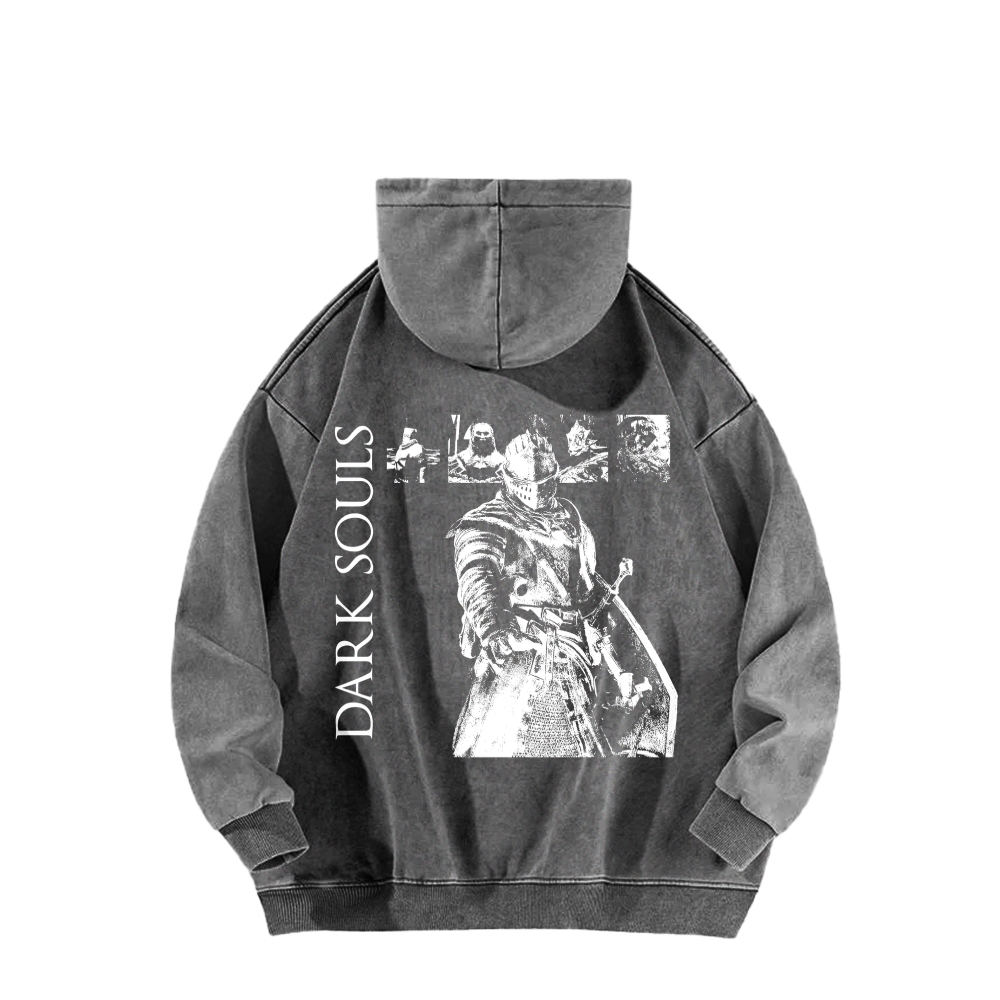 Dark Souls Unisex Washed Hoodie 2603015513