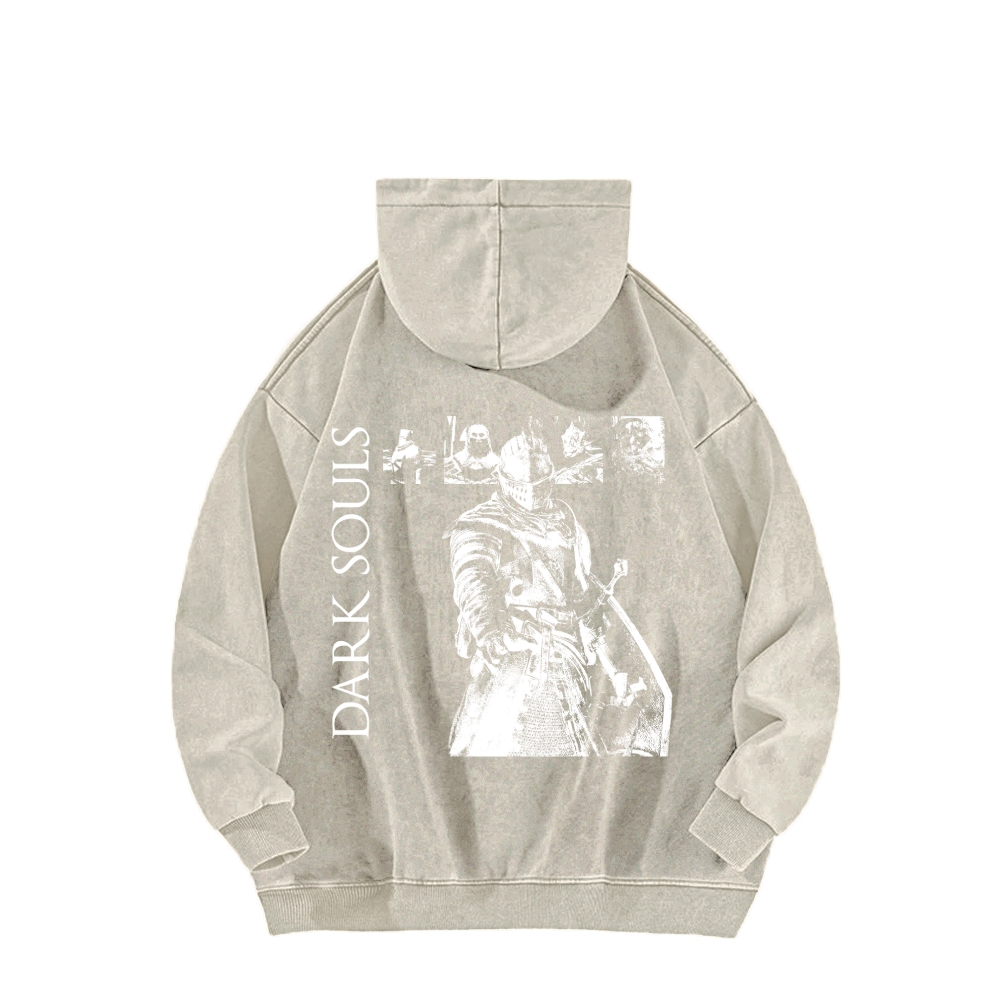 Dark Souls Unisex Washed Hoodie 2603015513