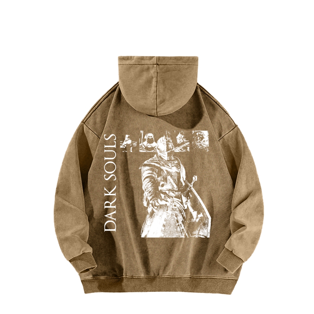 Dark Souls Unisex Washed Hoodie 2603015513