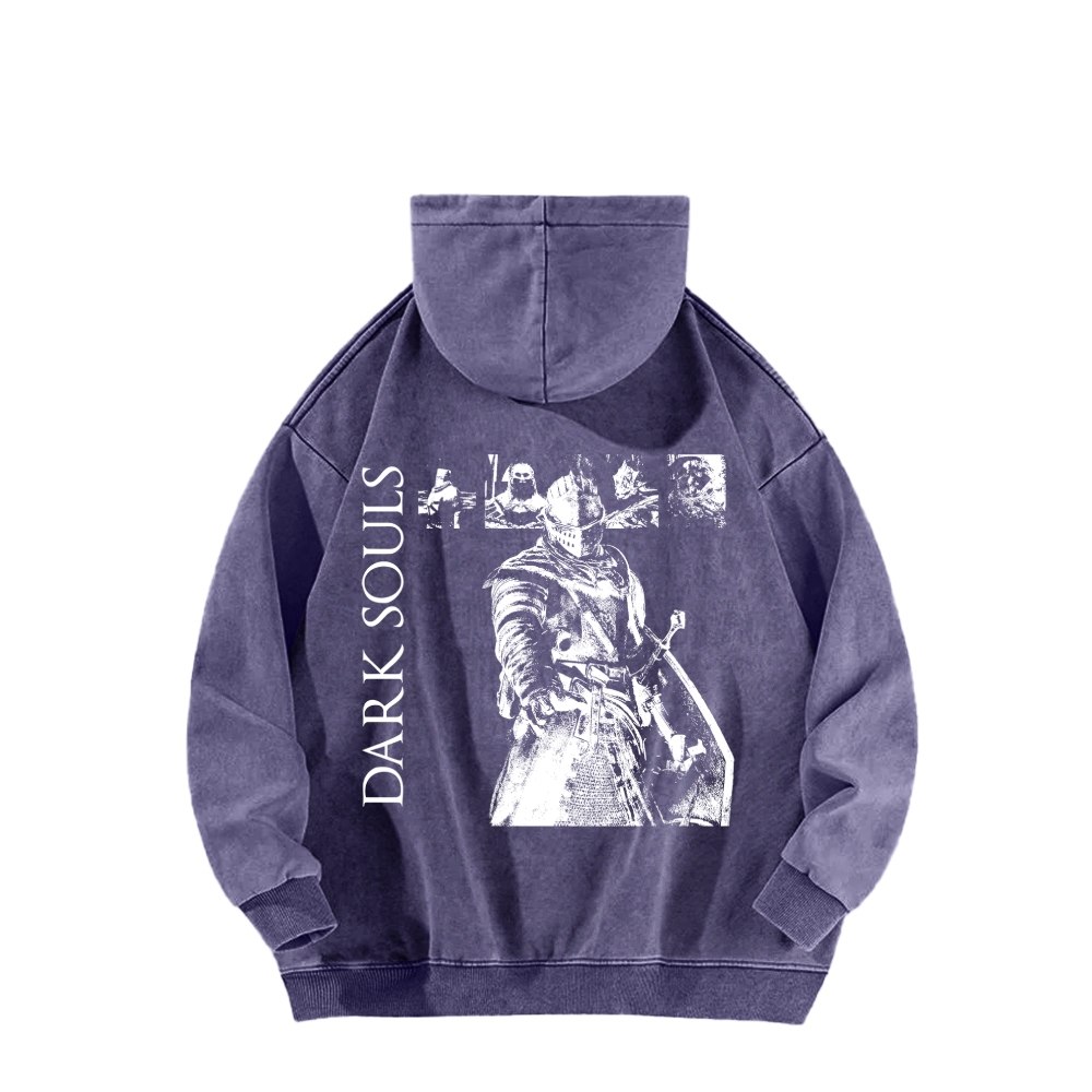 Dark Souls Unisex Washed Hoodie 2603015513