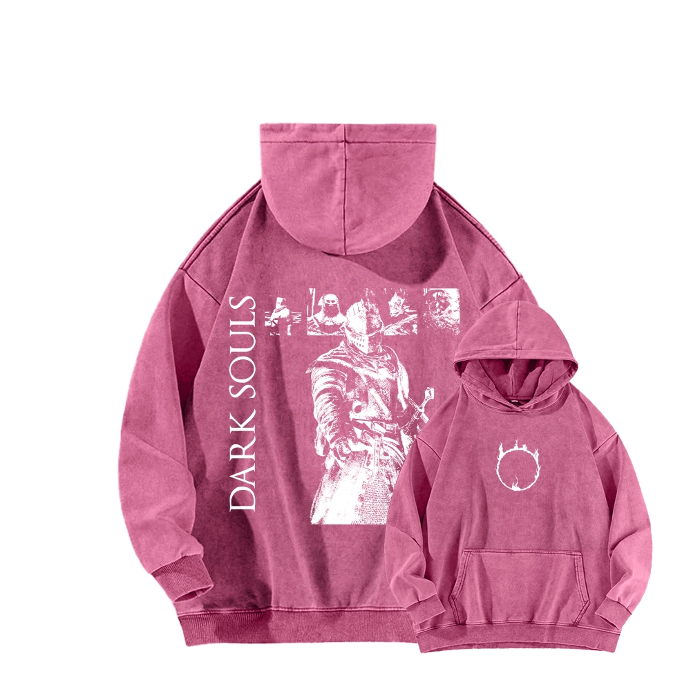 Dark Souls Unisex Washed Hoodie 2603015513