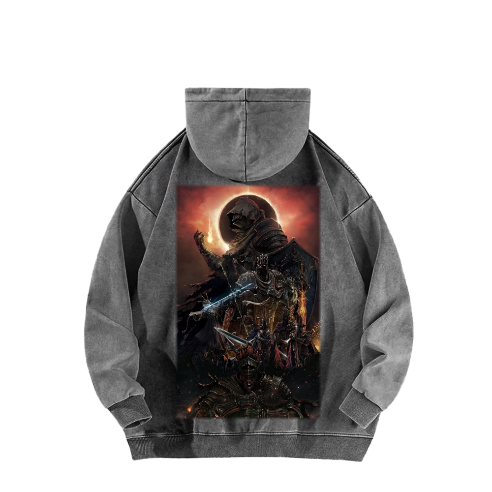 Dark Souls Unisex Washed Hoodie 2603015521