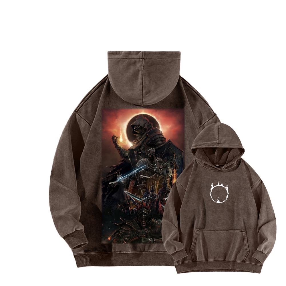 Dark Souls Unisex Washed Hoodie 2603015521