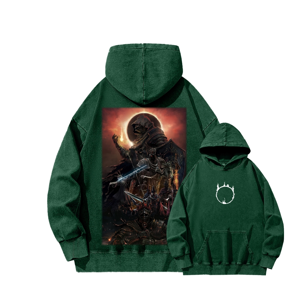 Dark Souls Unisex Washed Hoodie 2603015521