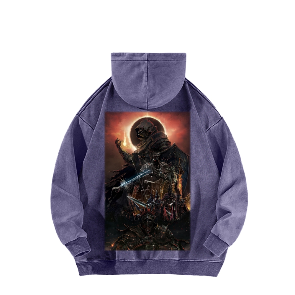 Dark Souls Unisex Washed Hoodie 2603015521