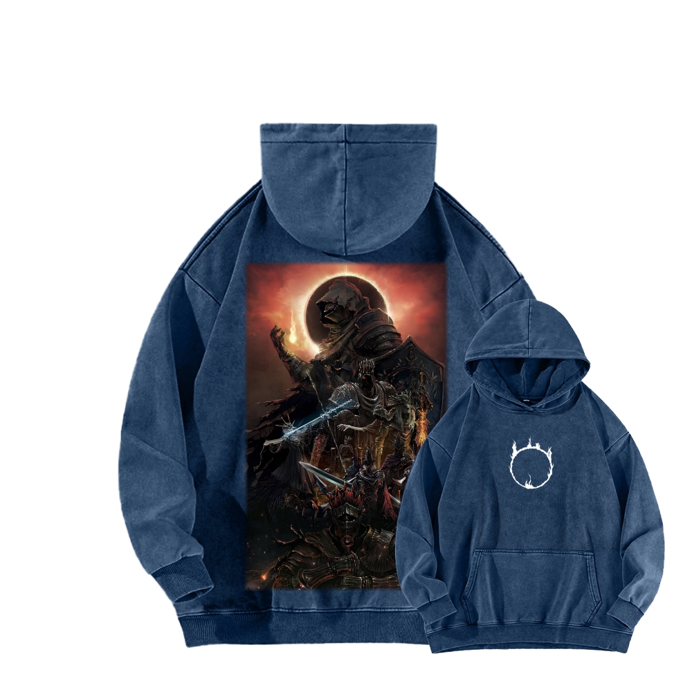 Dark Souls Unisex Washed Hoodie 2603015521