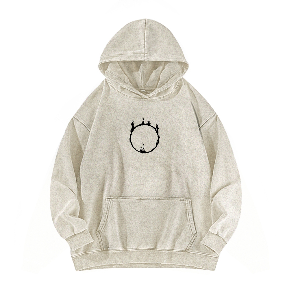 Dark Souls Unisex Washed Hoodie 2603015525