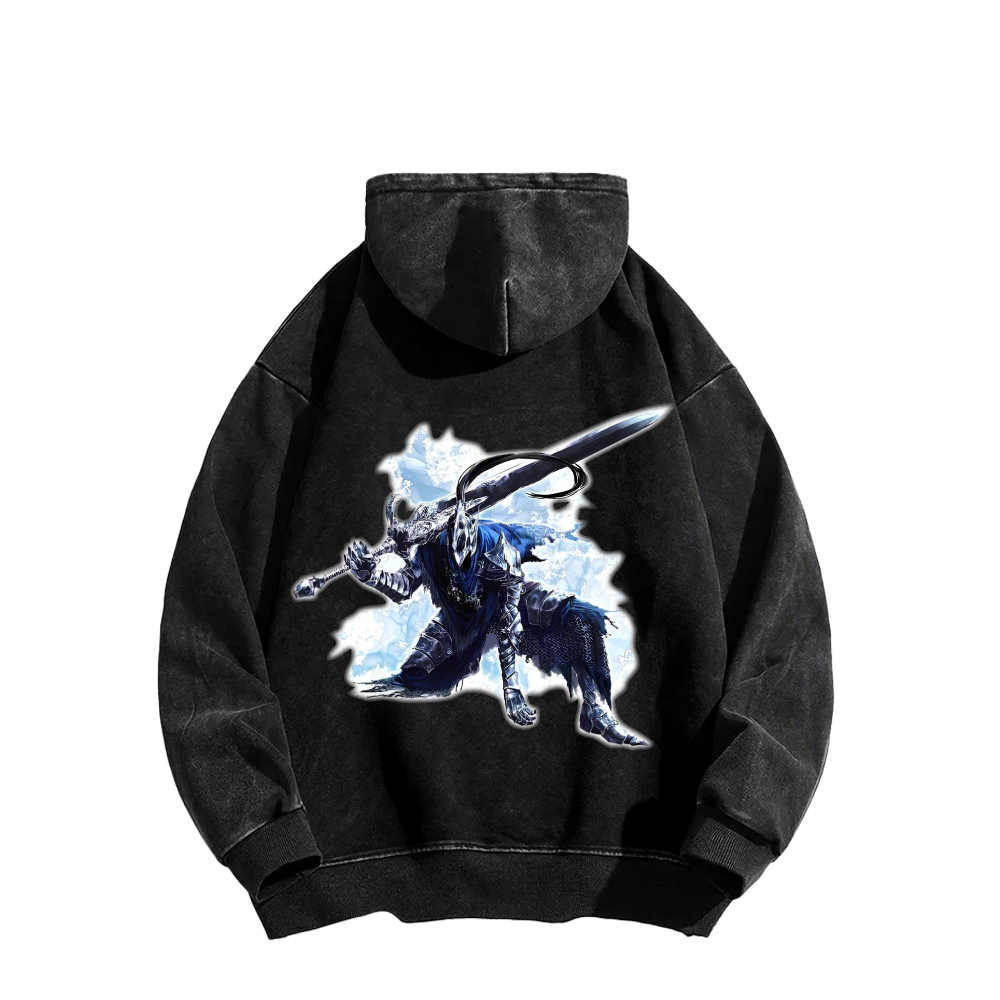 Dark Souls Unisex Washed Hoodie 2603015541