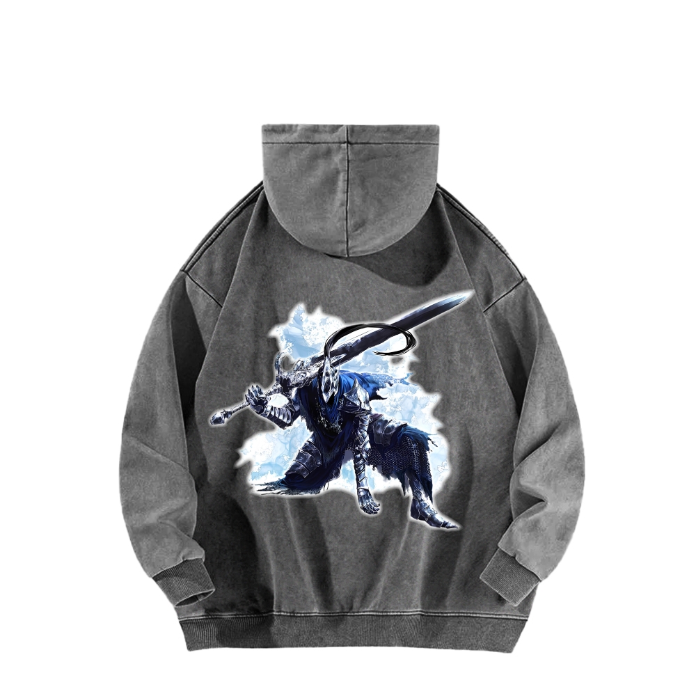 Dark Souls Unisex Washed Hoodie 2603015541