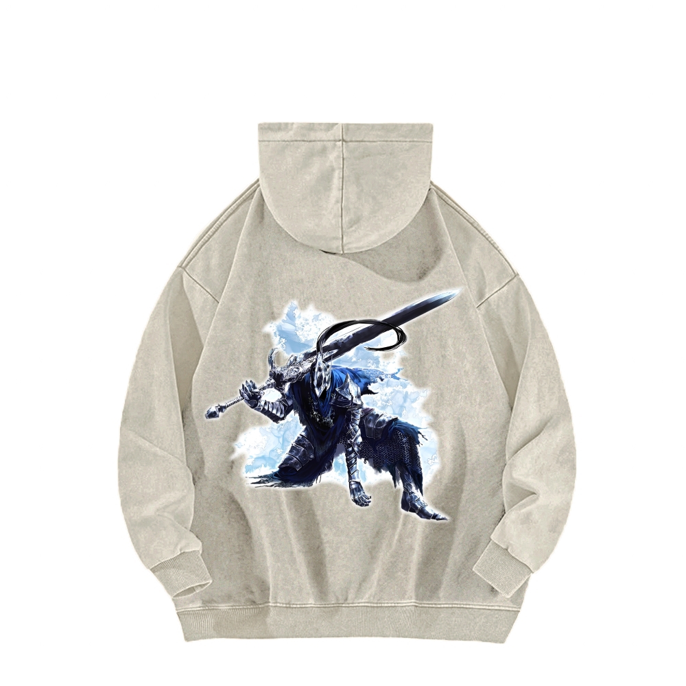 Dark Souls Unisex Washed Hoodie 2603015541