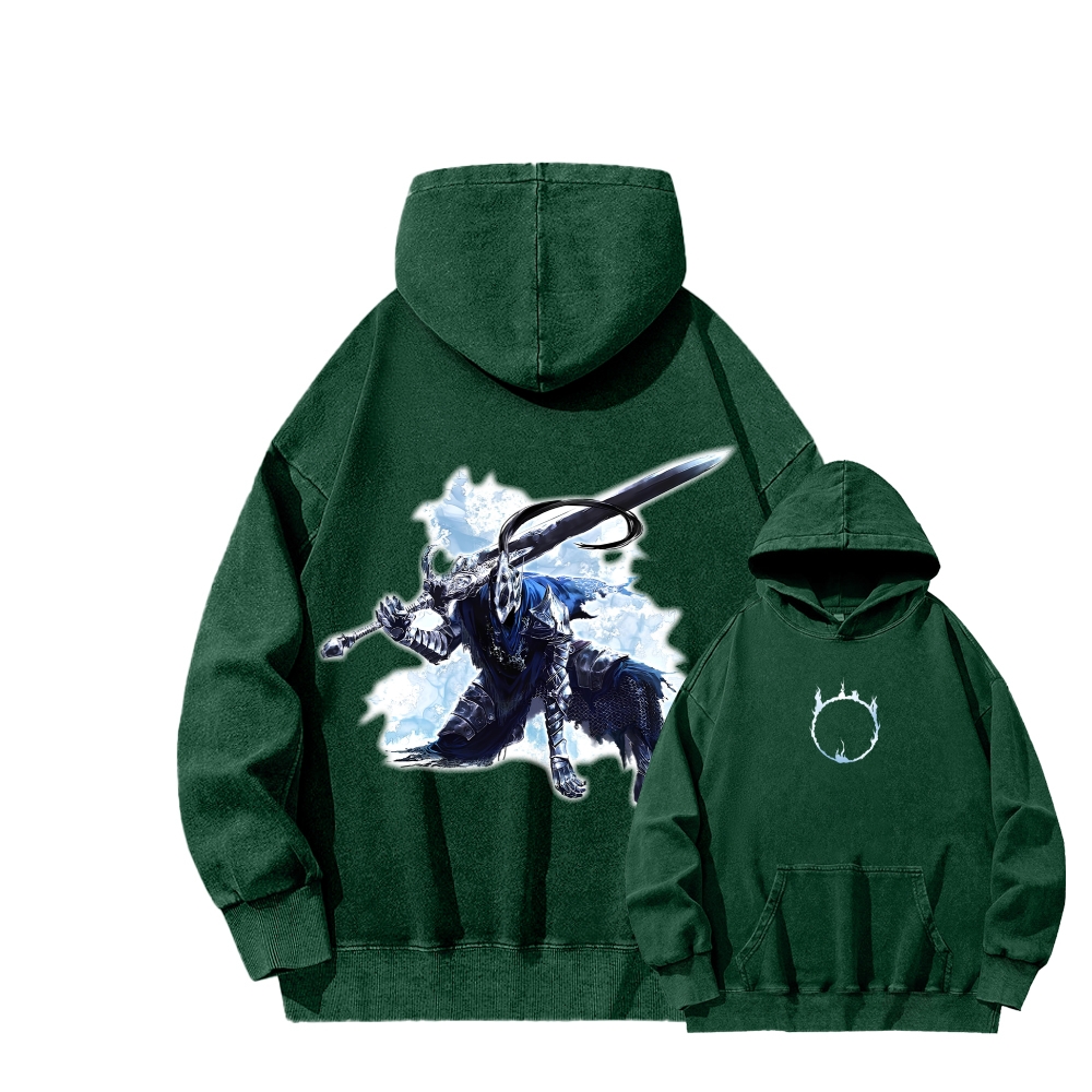 Dark Souls Unisex Washed Hoodie 2603015541