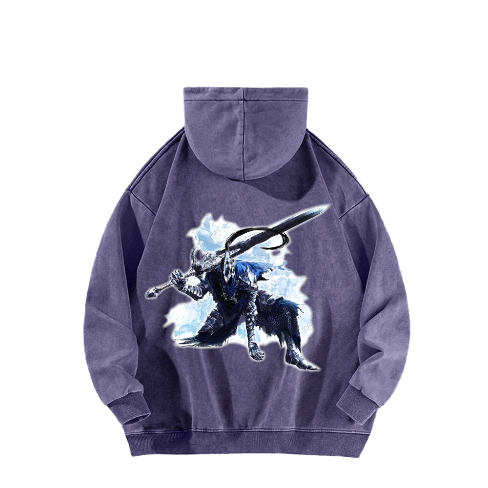 Dark Souls Unisex Washed Hoodie 2603015541