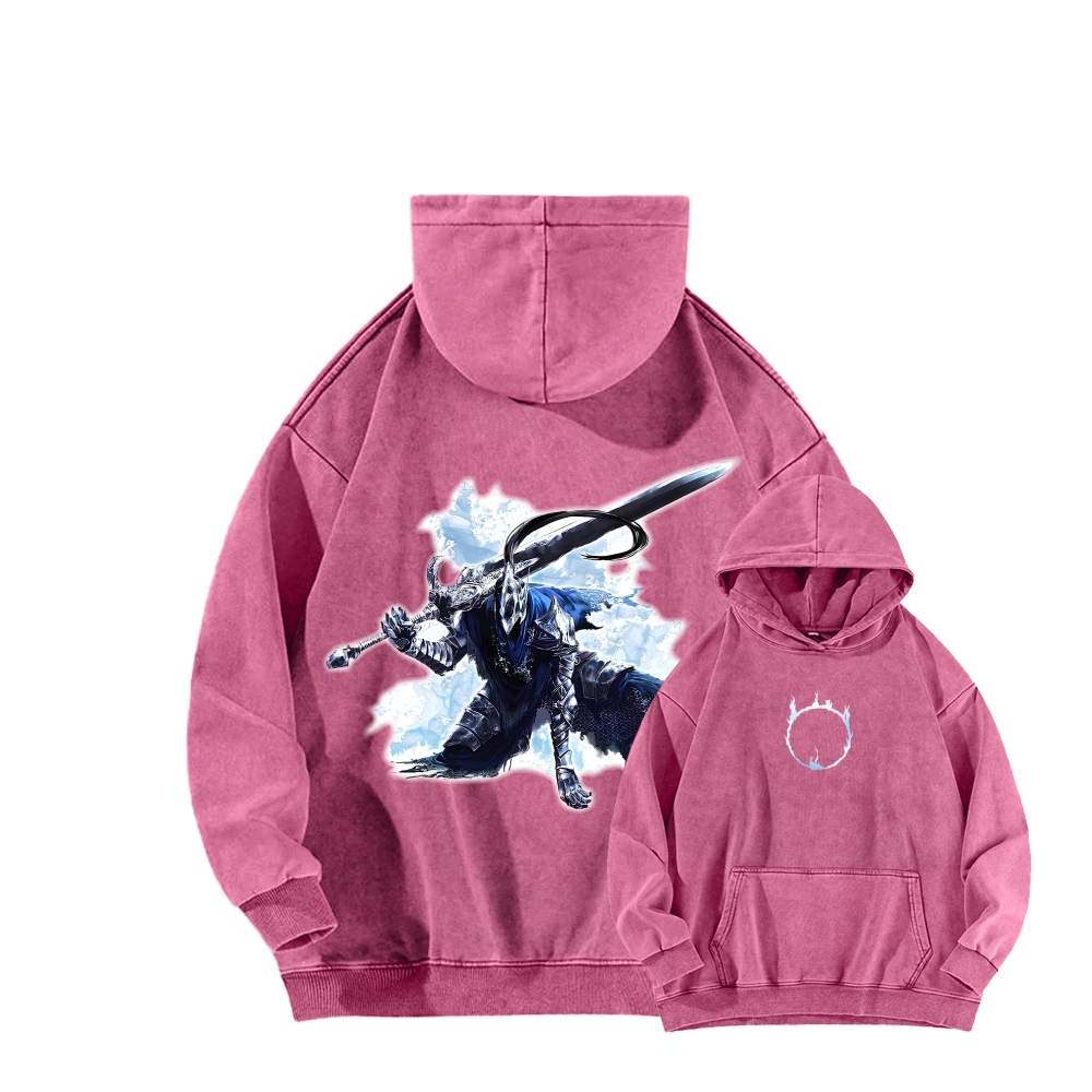 Dark Souls Unisex Washed Hoodie 2603015541